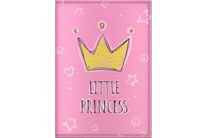 Quttie Passport Cover for Kids, Women and Men, Cute Travel Passport Holder (Little Princess)
