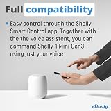 Shelly 1 Mini Gen3 1 Channel WiFi Matter Relay 8A Dry Contacts 2 Pack view 7