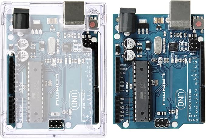 Richen ABS caso/carcasa/caja para Arduino UNO R3 : Amazon.es ...