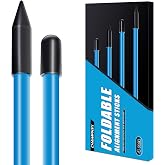 CHAMPKEY Premium Foldable 40" Golf Alignment Sticks 4 Pack - Posture Correction and Shot Accuracy Golf Training Aid