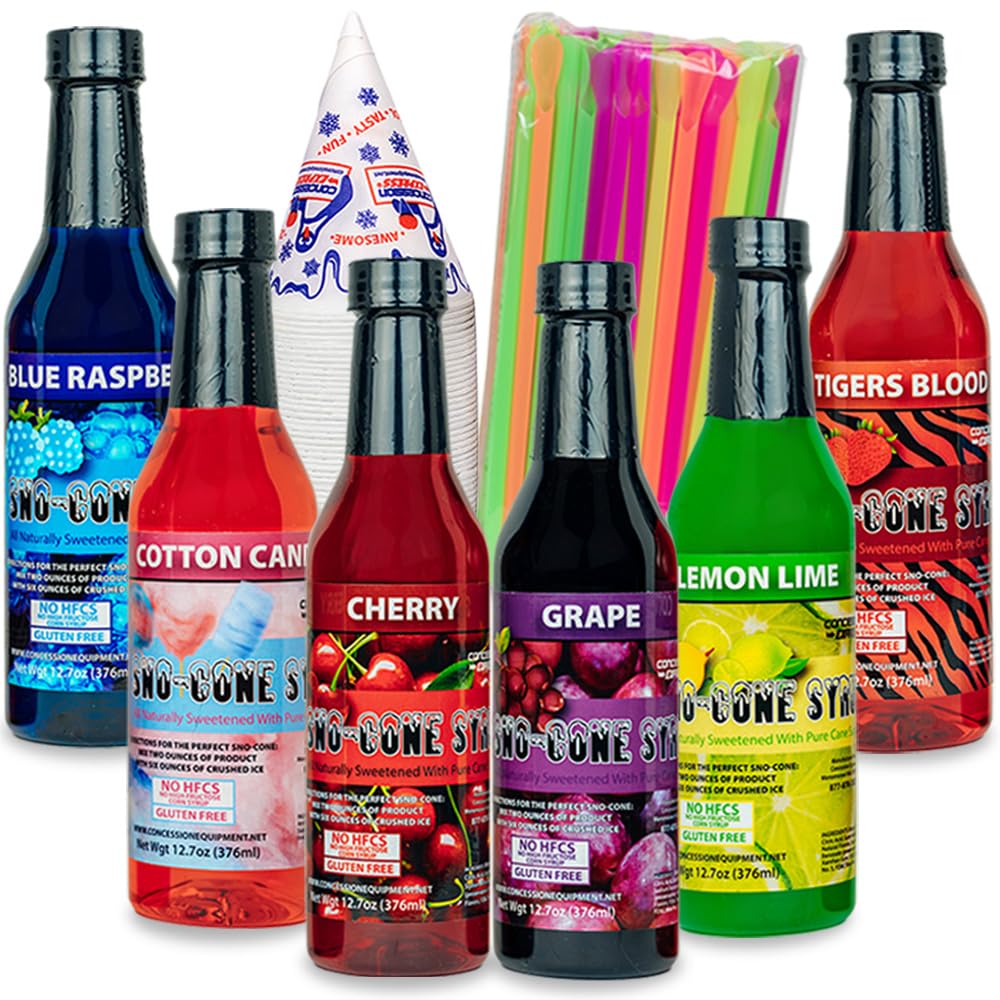 12.7oz Pure Cane Sno-Cone Syrup-No High Fructose