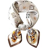 Hioyiwse Satin Bandanas Head Scarf For Women Hair Scarves Accessories Lightweight Fashion Wrap Neck Silk Sleeping Headscarf