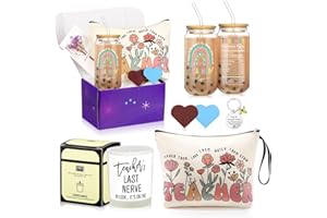 JTENGTOP Teacher Gifts for Women, Teacher Appreciation Gifts from Student, Best Teacher Retirement Appreciation Gifts Set, Thank You Birthday Gifts for Teacher