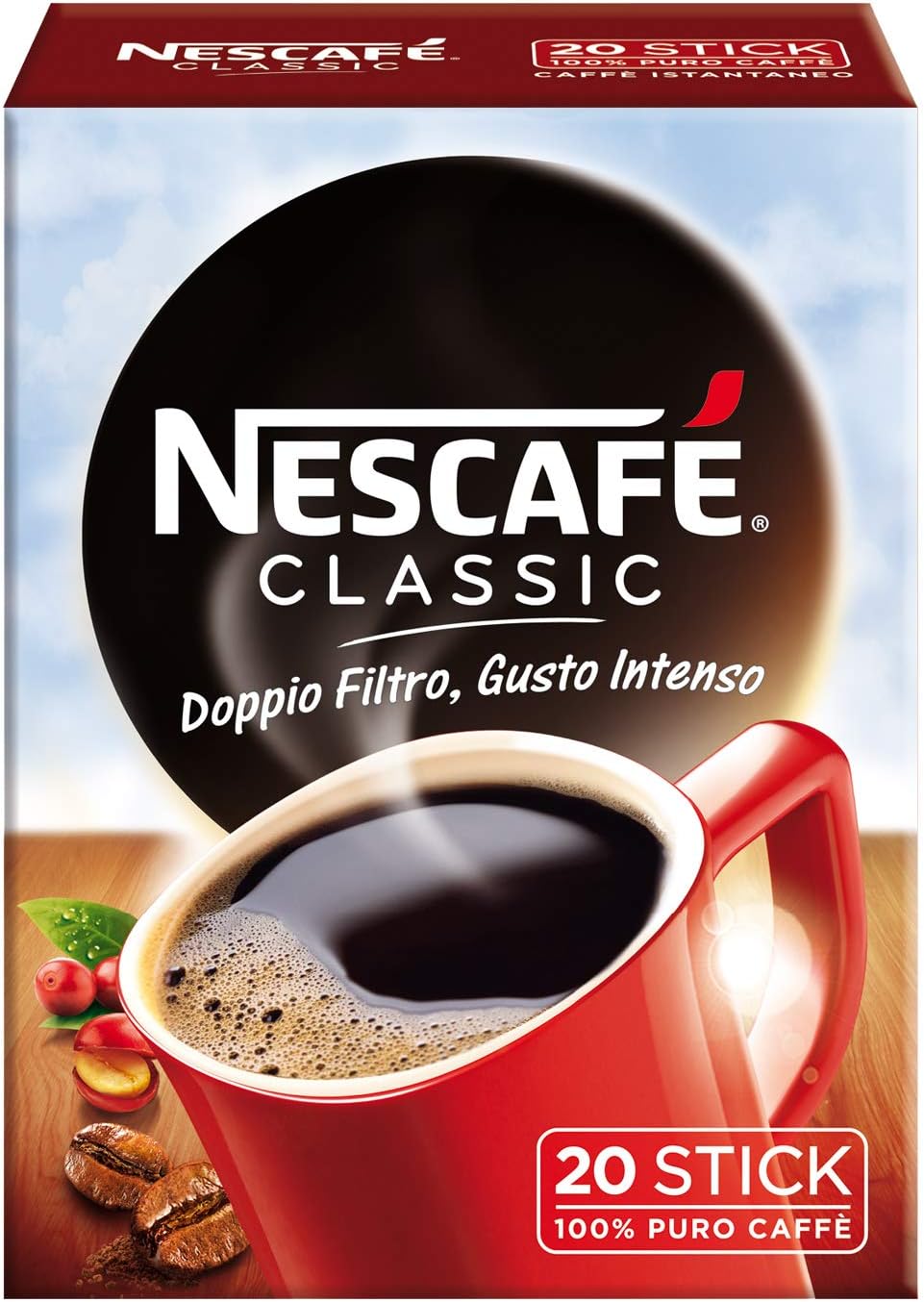 NESCAFÉ CLASSIC Caffè Solubile, 4 Confezioni