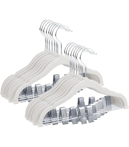 50 Pack Black Plastic Clothes Hangers Non-Slip and Space Saving Design for Tidy Closet​ - Bed Bath & Beyond - 39679757
