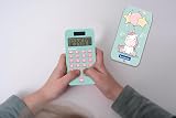 Lexibook Unicorn Pocket Calculator 8-Digit Solar Battery Blue Pink C45UNI view 5