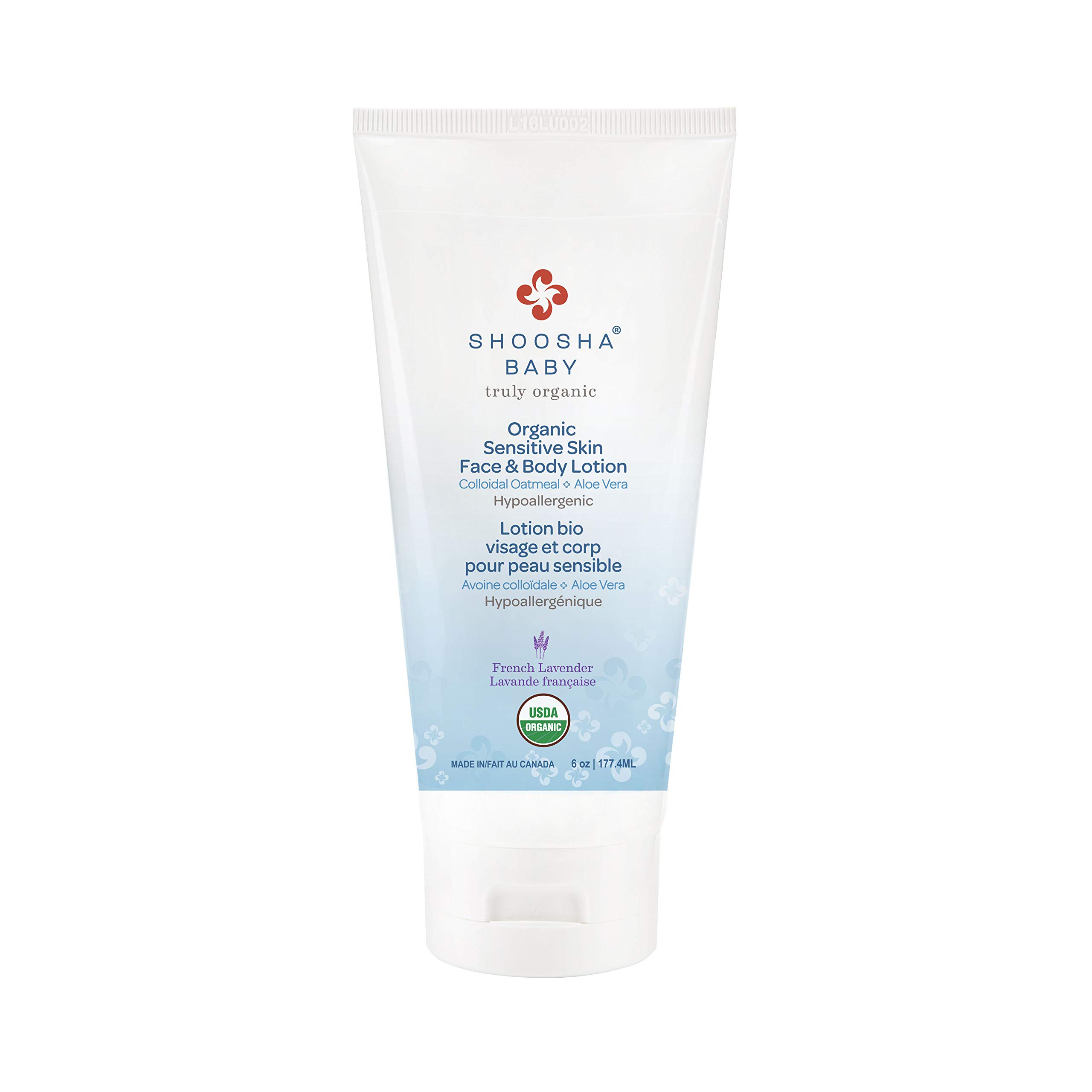 Photo 1 of Shoosha Sensitive Skin Organic Face & Body Lotion Lavender Vanilla