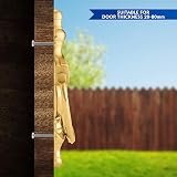 XFORT Traditional Door Knocker Polished Brass Victorian Urn Front Door Knocker view 7