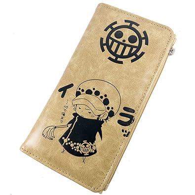 ComicSense.xyzs One Piece Anime Trafalgar Clutch Wallet for Women
