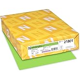 Neenah Astrobrights Premium Color Paper, 24-Pound, 8.5 x 11-Inch, 500 Sheets, Martian Green