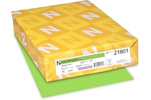 Neenah Astrobrights Premium Color Paper, 24 lb, 8.5 x 11 Inches, 500 Sheets, Martian Green (WAU21801)