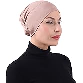 Chemo Headwear for Women - Soft Cotton Beanie Turban Sleep Cap - Cancer Head Scarf for Hair Loss
