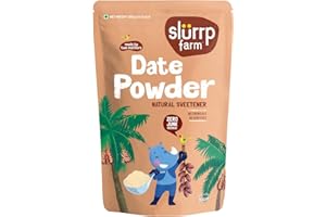 Slurrp Farm Seedless Arabian Date Powder | 100% Natural Sweetener | Healthy Substitute for Refined Sugar | Dates Powder for Little Ones | 10.58 Oz (300g)