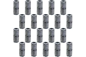 Woogim 20PCS Double Expansion Bolts Hollow Double Expansion Anchor Double Internal Forced Expansion Bolts for Masonry Concrete Brick or Block 1/4×1/2"