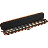Casemaster Parallax Pool Cue Case, Pool Stick Case, Billiard Cue Bag | Holds 1 Butt And 1 Shaft, 600D Oxford Polyester, Water-Repellent, Foam-Lined Interior, Rubber Handle, Fits Chalk