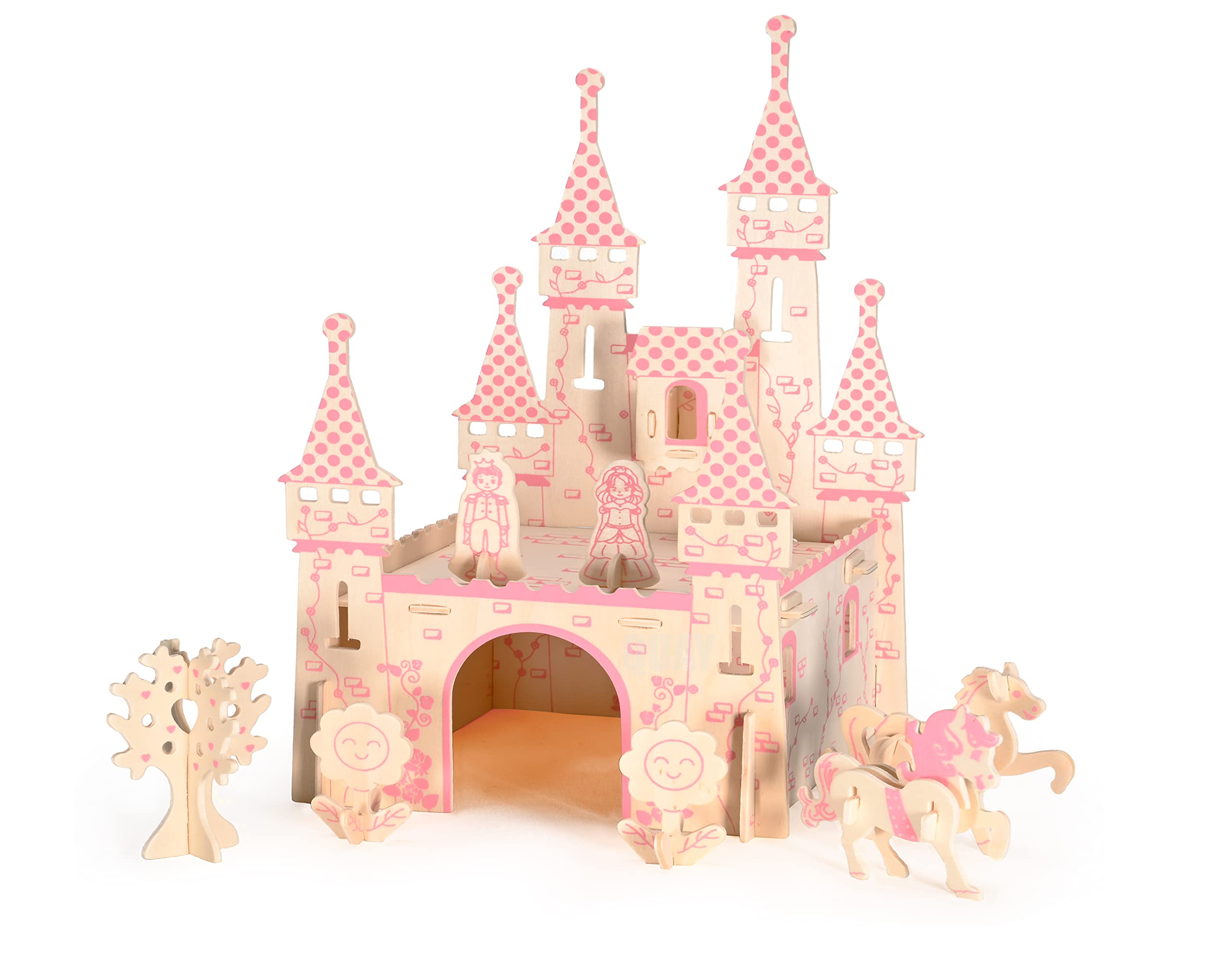 Quay Princess Castle Woodcraft Construction Kit FSC