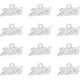 PATIKIL Graduation Tassel Charm, Alloy 2024 Year Medium Graduation Letter Charm