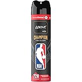 Above NBA Antiperspirant Deodorant Spray for Men | CHAMPION EDITION | 72H Sweat & Odor Protection | Deodorant Dry Spray | No Stains | 5.07 oz