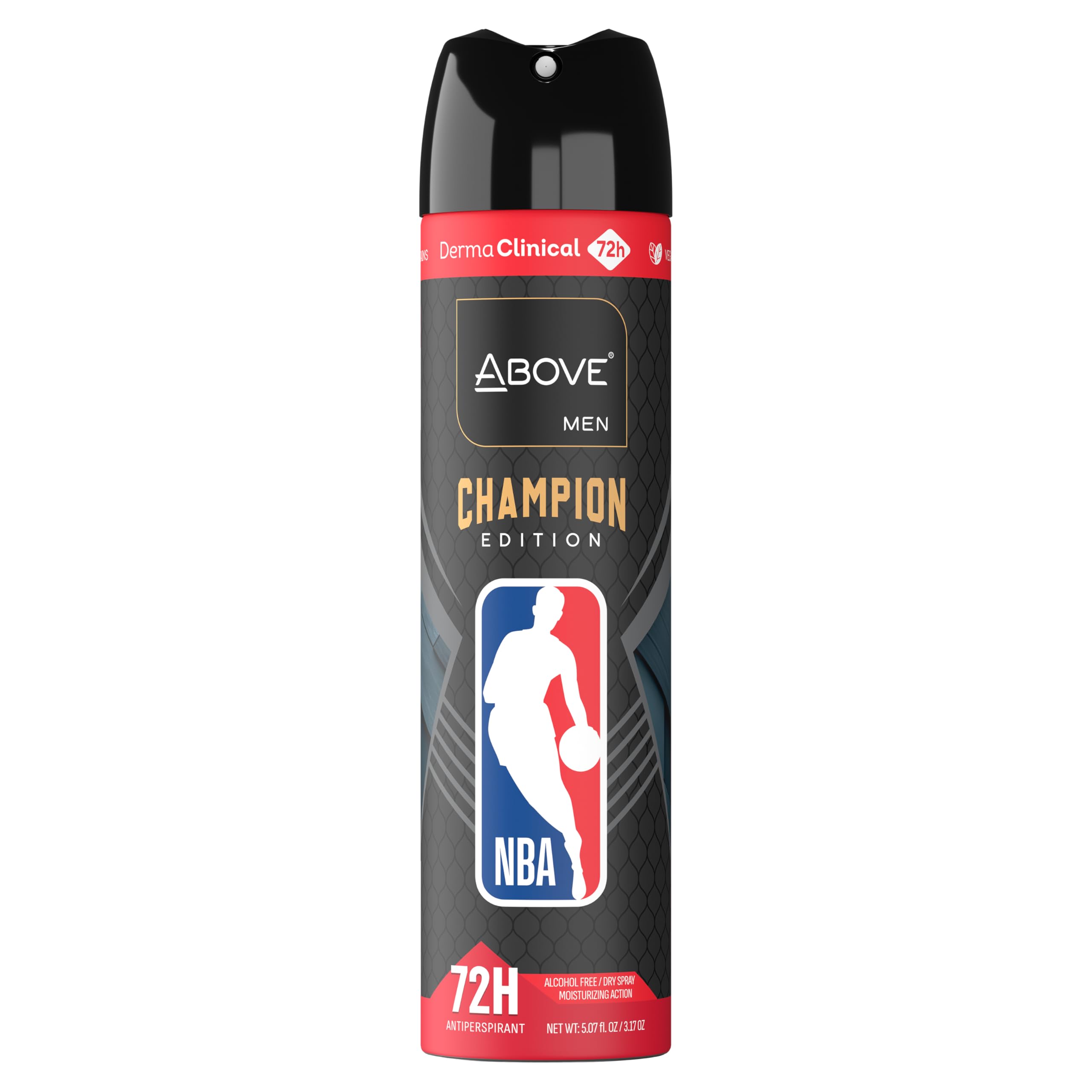 Above NBA Champion Edition Antiperspirant Deodorant Spray for Men, 5.07 oz