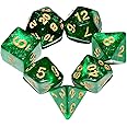 Galaxy Dice Set| Green DND Dice Set for Board Game