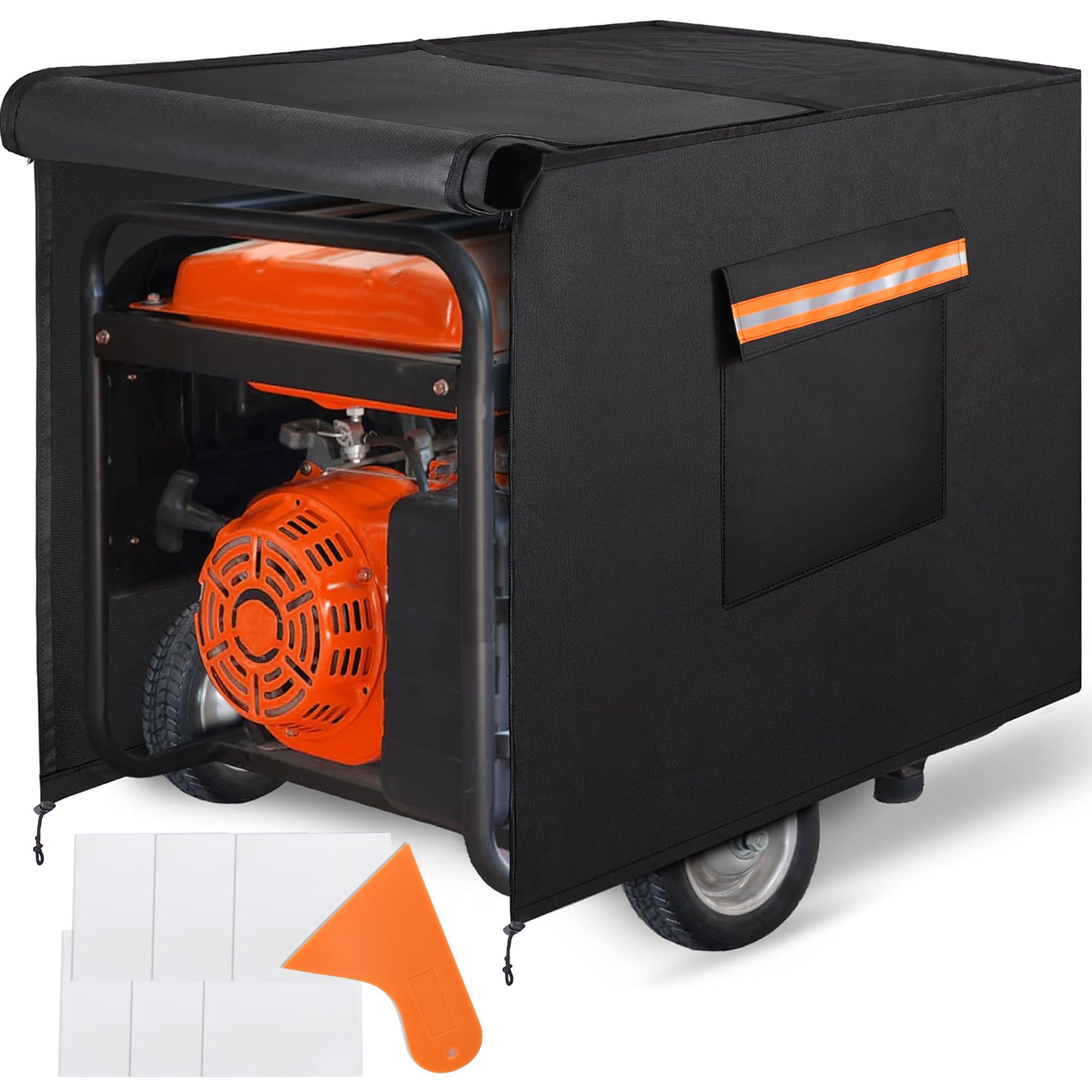 Photo 1 of DRONIRING Generator Covers While Running - Portable Waterproof Generator Cover Compatible with Most Universal Generators 5000-10000 Watt (32 x 24 x 24 inches)