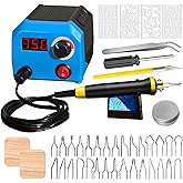 FIRElood LH55-1 Wood Burning Kit, Digitally Adjustable Temperature Burner Tool for Adults Beginners Craft, Professional Pyrog
