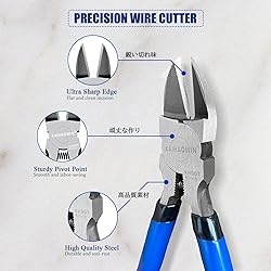 Wire Cutters, 6 inch, KAIHAOWIN Precision Flush