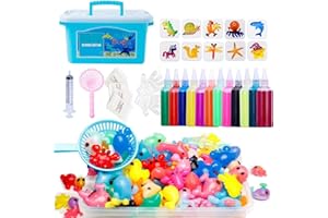 PRXD Magic Toy Kit, Aqua Water Gel Kit, Children Handmade Aqua Sensory Toy Set, Water Gel Kit (12 Colors)