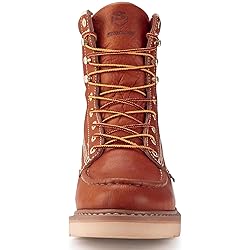 SUREWAY Mens 8 in Wedge Moc Soft/Steel Toe Work