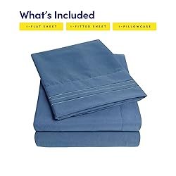 1500 Supreme Collection Twin XL Sheet Sets Denim