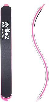 StylFile 2 Curved Nail File Ergonomic S-Shape Emery Board Ambidextrous Manicure view 6
