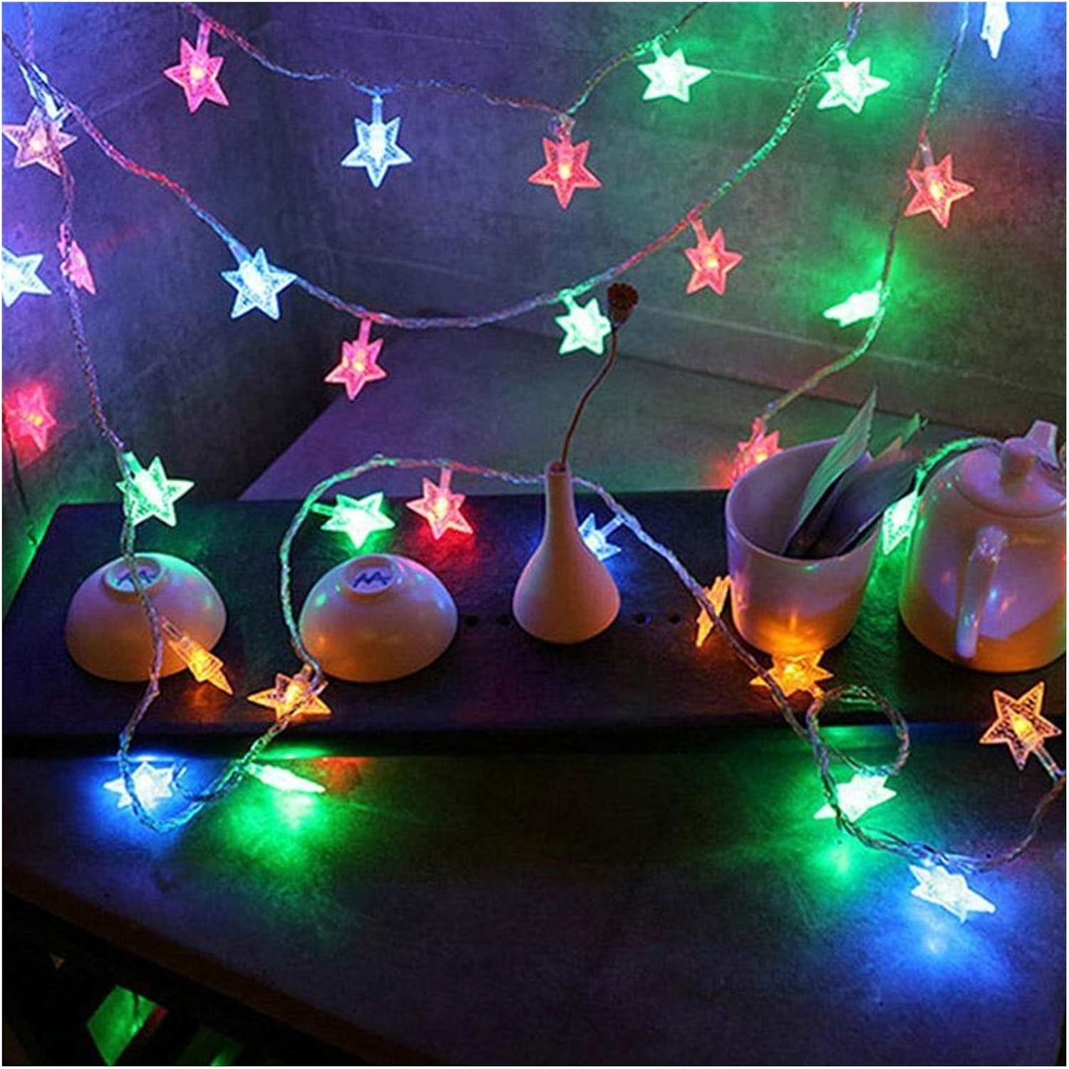 Decorative lights Fairy Lights String Garland Star Indoor Light String