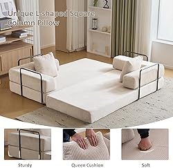 Convertible Sleeper Sofa Bed, Compression Folding