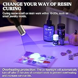 LET'S RESIN UV Light for Resin Curing, Portable