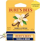 Burt's Bees Vanilla Bean Moisturizing Lip Balm 0.15oz Tint-Free Hydrating