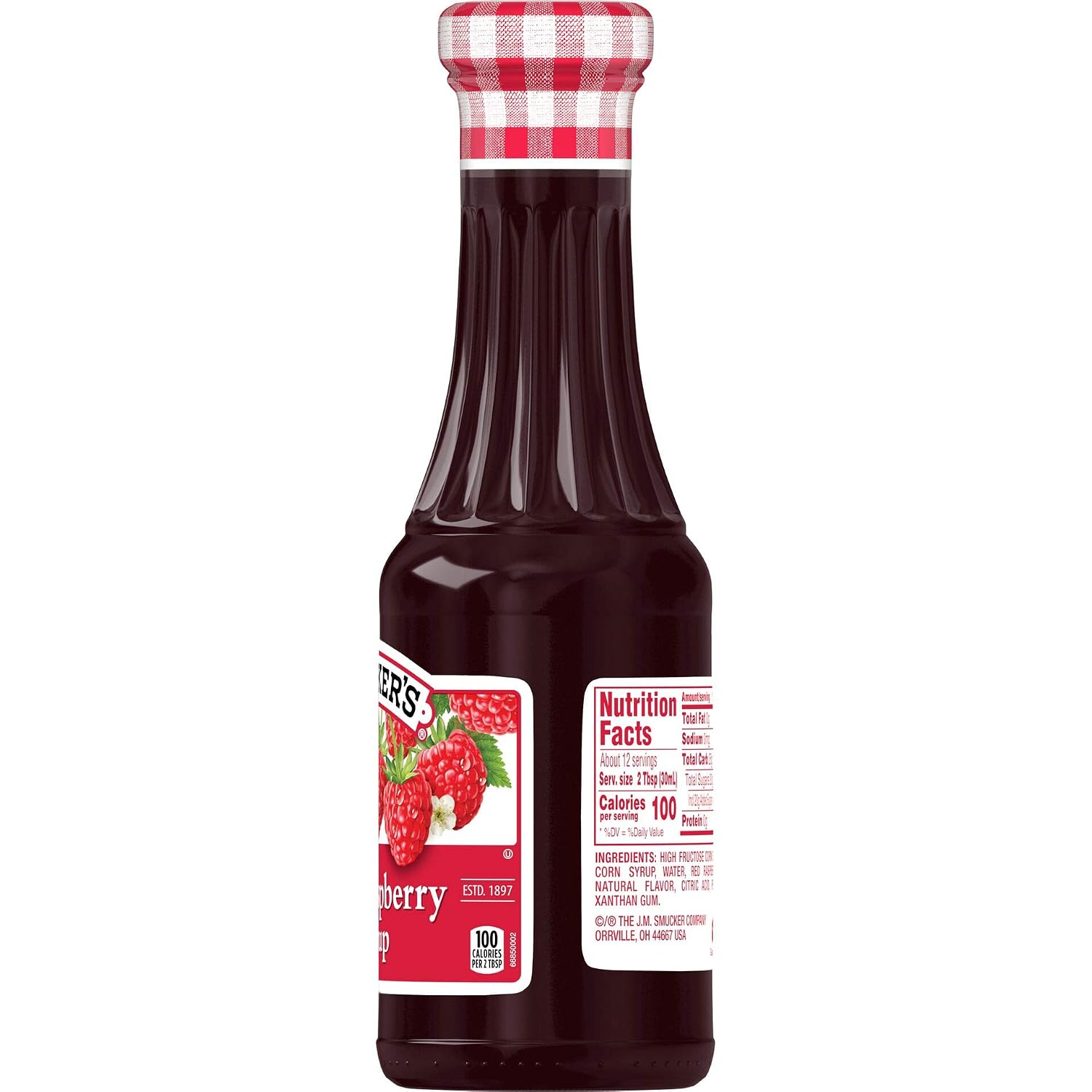 Smucker's syrup Red Raspberry Natural (051500026847)