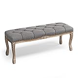 Cozyman Bedroom Bench, French Vintage Tufted