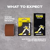 SPORTTAPE Skin Tones Kinesiology Tape 5cm x 5m Light Brown Waterproof view 7