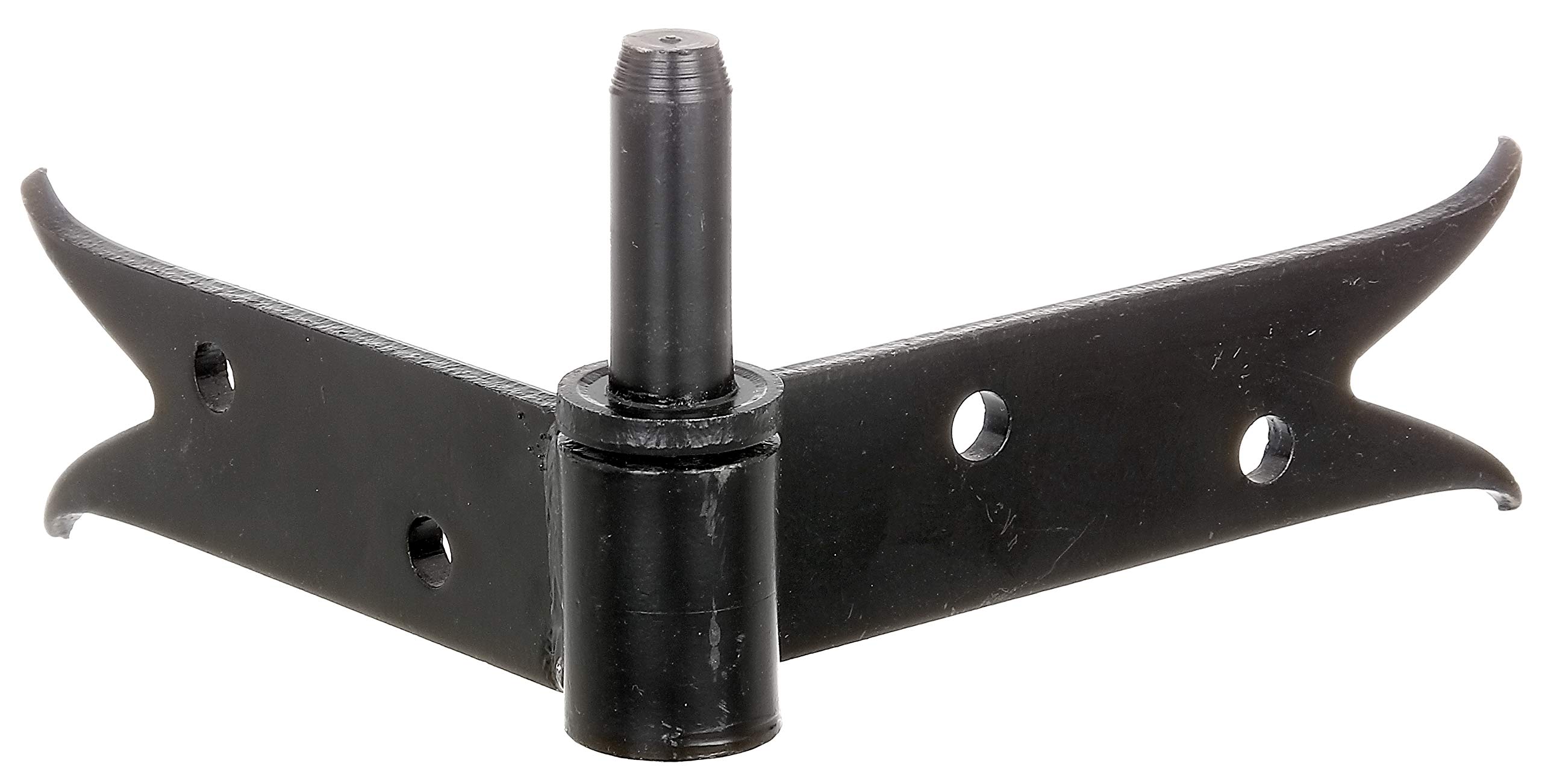 Gah-Alberts 306564 Corner Clamp Screw-On Carp Tail Shape Pin Diameter 14 mm Shank L 120 x 140 mm Height: 35 mm Black Lacquered