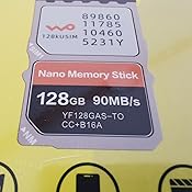 NM-Karte 128GB 90MB/S Nano-Speicherkarte Nano SD-Karte: Amazon.de ...