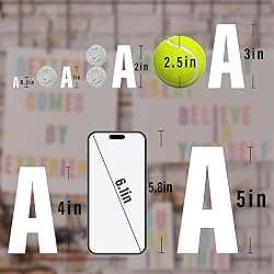 Llewyn 970 Pcs 10 Sheets Letter Stickers,Self