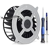 Gorliskl Internal Cooling Fan Replacement for Sony PlayStation 5 PS5 Series,New PS5 CPU Cooler Fan 23 Blades