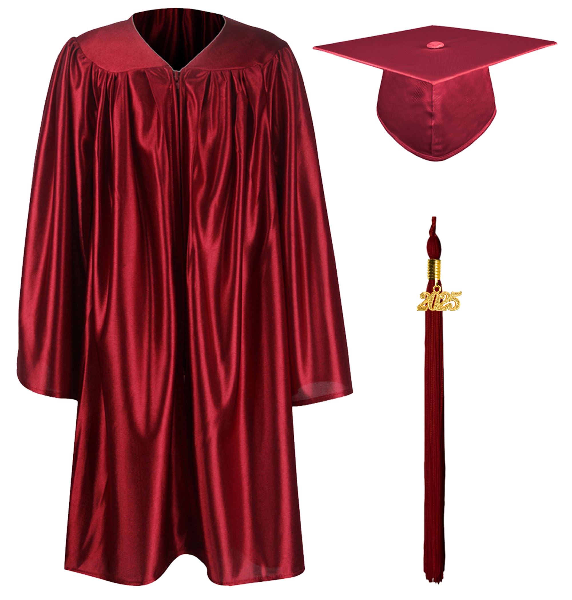 GraduationMall Shiny Kindergarten & Preschool Graduation Gown Cap Set ...