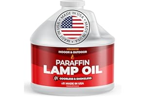 Houswise Premium Liquid Paraffin Lamp Oil for Indoor Use 1 Gallon - Indoor Smokeless Odorless Paraffin Oil Fuel for Lamps, Lantern, Candle