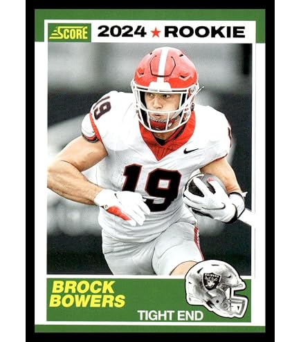 thumbnail image 2 of Brock Bowers 2022 Bowman Chrome Refractor Rookie Card - SSP 1-of-1 Investment Grade, MINT 2 of 4