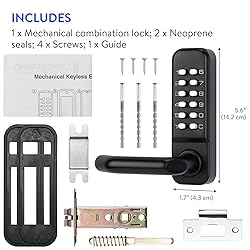 Fortstrong Mechanical Door Lock - Keyless Entry