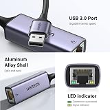 UGREEN USB Ethernet Adapter 1000 Mbps Gigabit Network Adaptor Aluminum Grey view 4