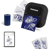 XWKOXWK Mini Tattoo Stencil Printer Machine for Tattoo Artists and Beginners,Temporary Tattoo Printer for Women,Money-Saving Tattoo Mini Thermal Printer, Compatible with iOS/Android