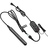 GRILLME 1000W Immersion Water Heater with Intelligent Temperature Controller,Fully Submersible Portable Electric Heater,5 Galons Bucket Heater,100% Waterproof,316L Shell,Easy and Convenient to Use