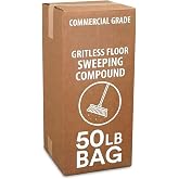 Partners Brand Gritless Floor Sweeping Compound - 50 LB. Bag | Commercial Grade, Sand-free Formula for Use on Finished Floors &amp; Dust Control